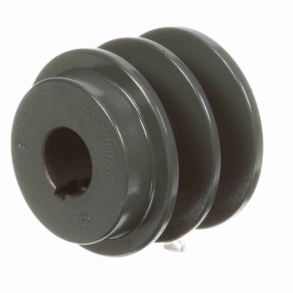 2 Groove Cast Iron Fhp - Finished Bore Sheave, 2BK27X7/8